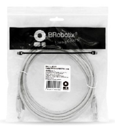 Cable de Red CAT 5E 0.5m BROBOTIX 497127 - Vista 2
