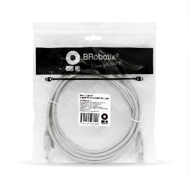 Cable de Red CAT 5E 3M  BROBOTIX 497158 - Vista 2