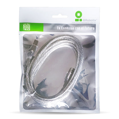 Cable USB V2.0 Tipo A - Tipo B BROBOTIX 102366 - Vista 2