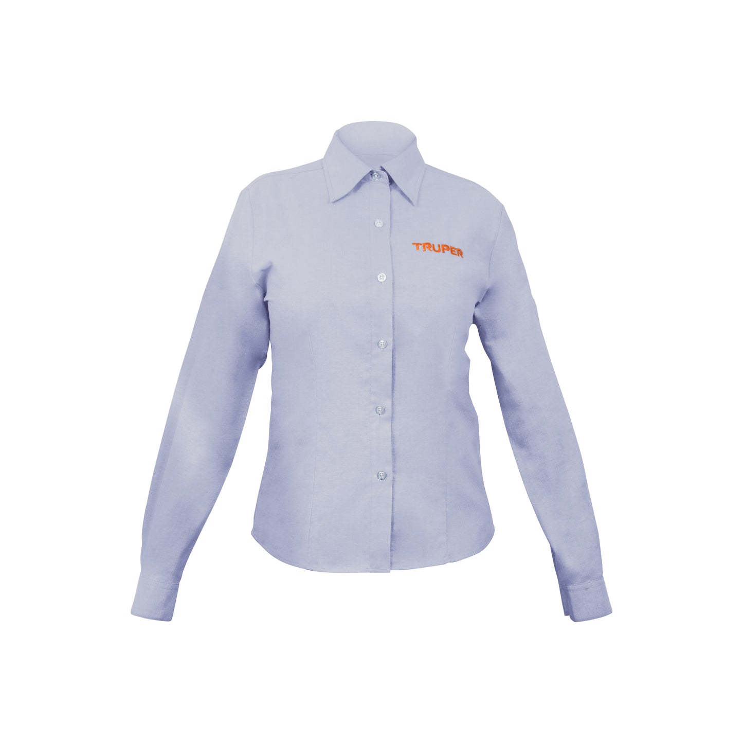 Camisa manga larga para mujer, azul, CH, Truper