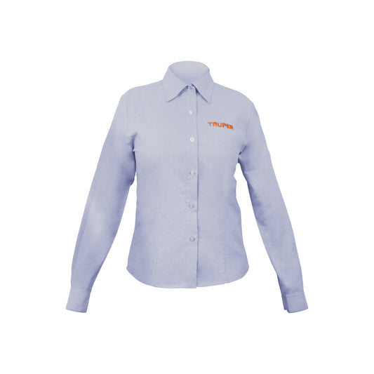Camisa manga larga para mujer, azul, CH, Truper