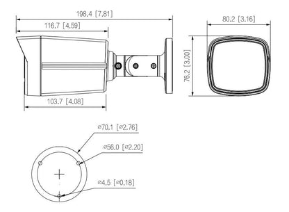 Cámara Bala Análoga Dahua Technology DH-HAC-HFW1801TLMN-IL-A - Vista 3