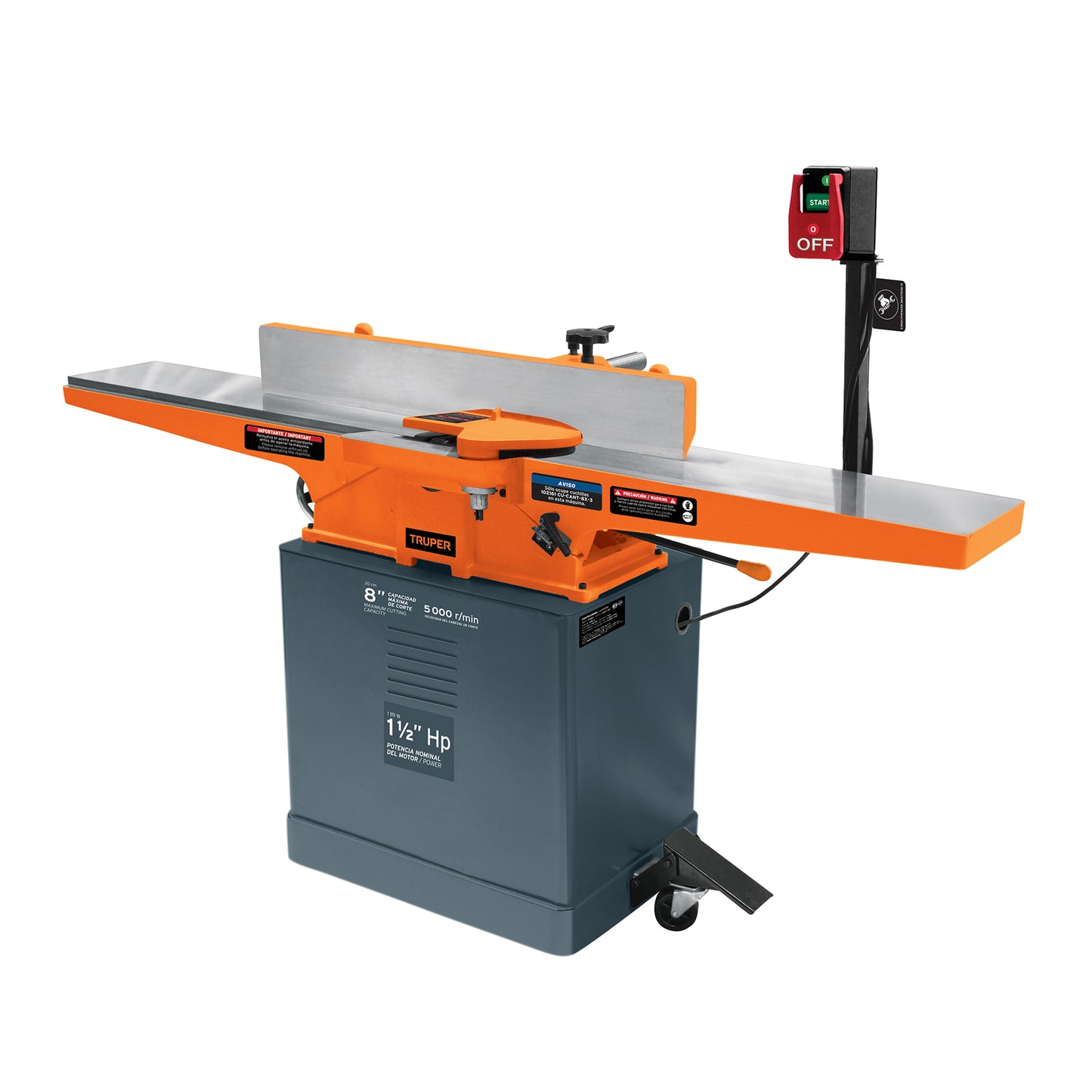 Canteadora de piso 8', 1-1/2 HP (1120 W), Truper
