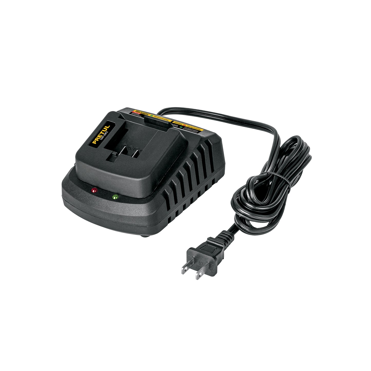 Cargador de baterías de ion litio 20V, PRETUL
