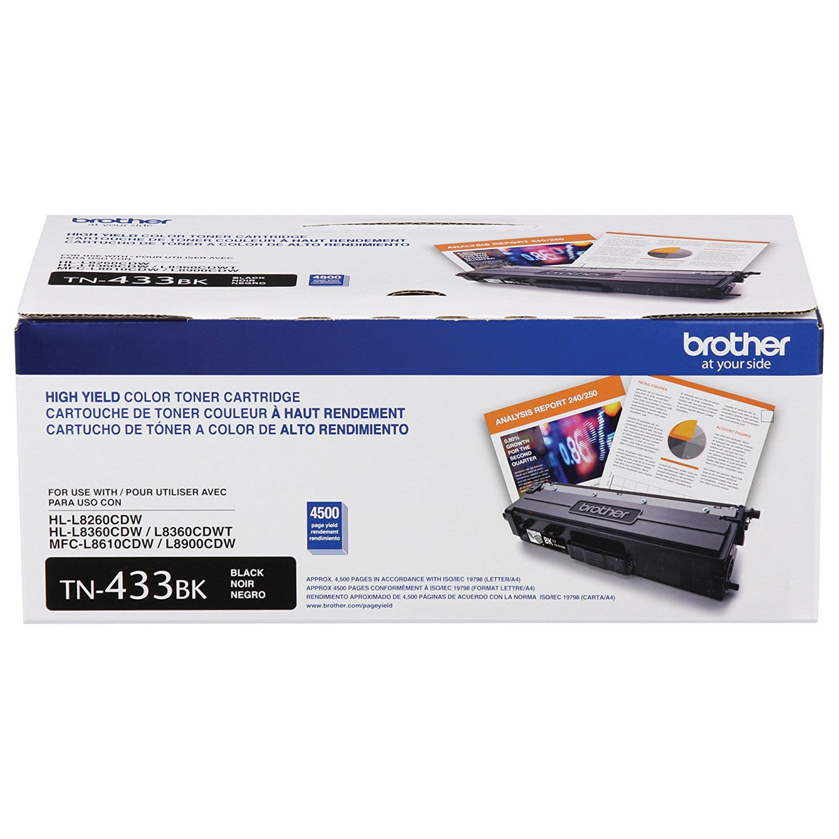 Tóner BROTHER TN433BK - Vista 5