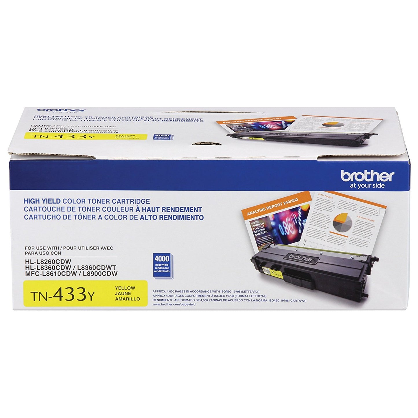 Tóner BROTHER TN433Y - Vista 5