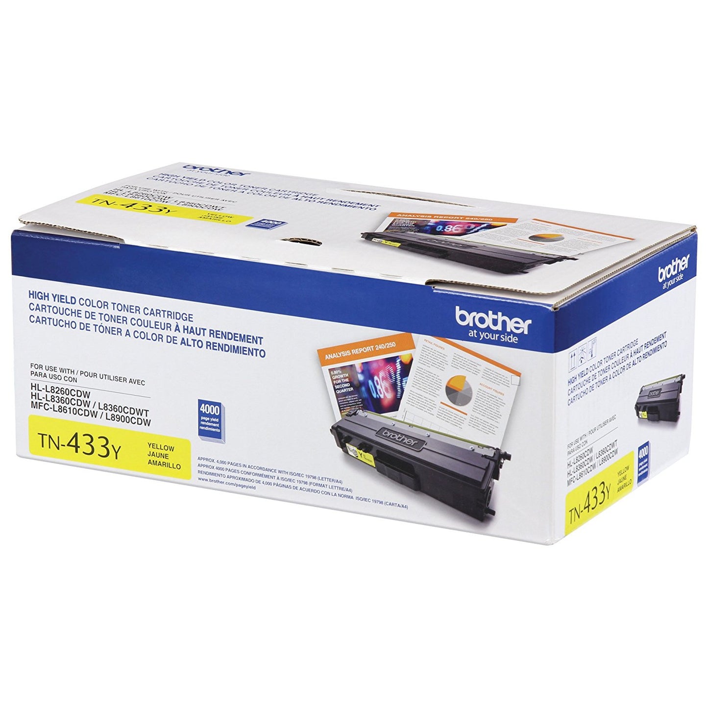 Tóner BROTHER TN433Y - Vista 6
