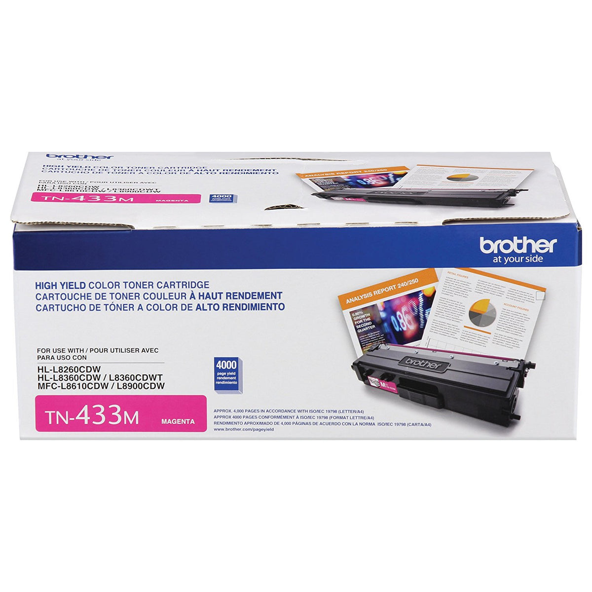 Tóner BROTHER TN433M - Vista 5