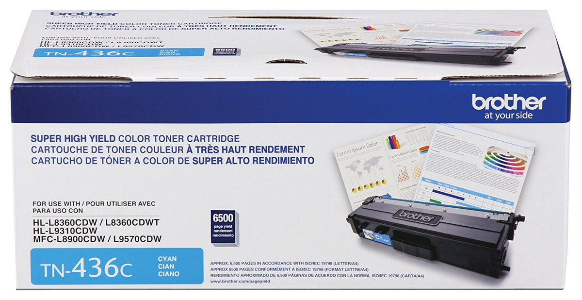 Tóner BROTHER TN436C - Vista 2