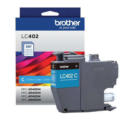 Cartucho BROTHER LC402C - Vista 3