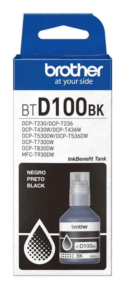 Tinta BROTHER BTD100BK - Vista 2