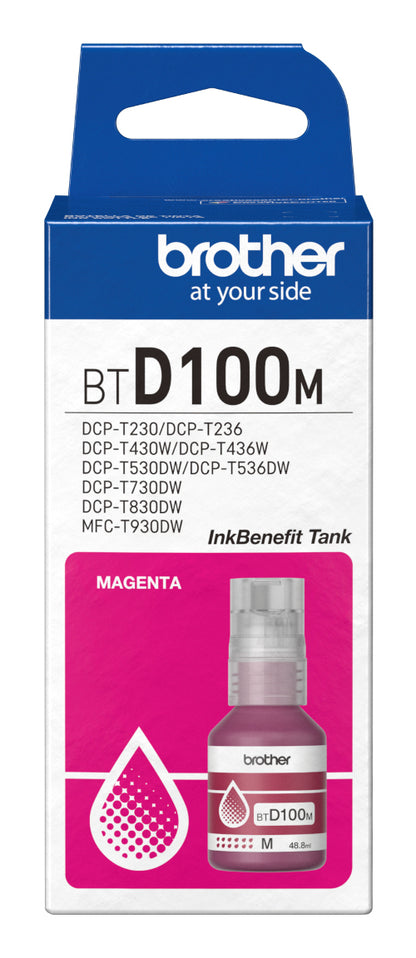 Tinta BROTHER BTD100M - Vista 2