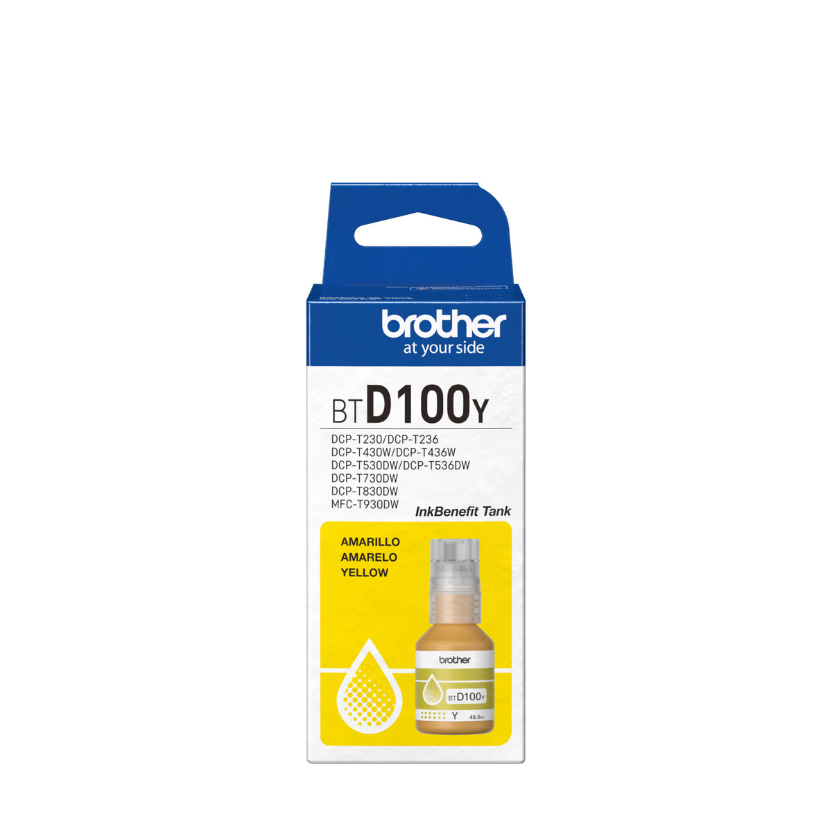 Tinta BROTHER BTD100Y - Vista 2