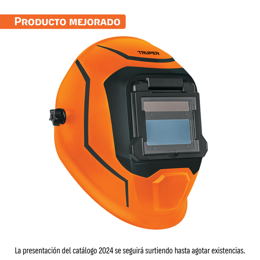Careta electrónica p/soldar,profesional,sombra 9 a 13,TRUPER