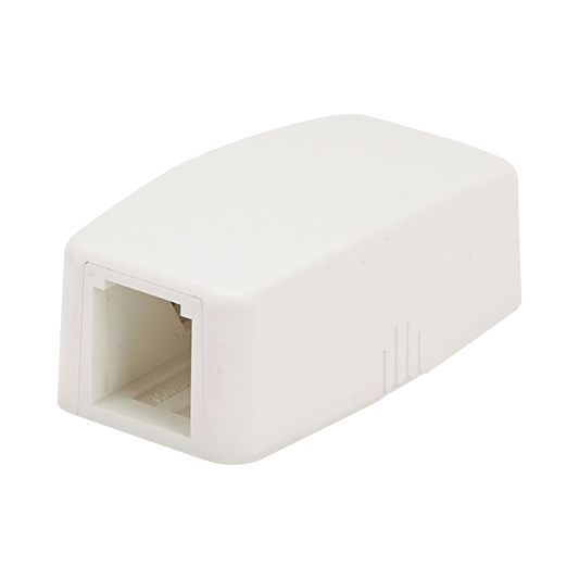 Caja de Montaje en Superficie, Para 1 M�dulo Mini-Com, Color Blanco Mate