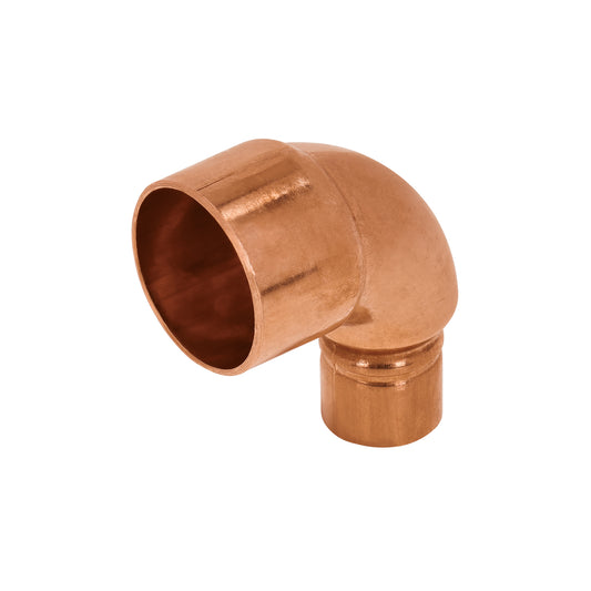Codo 90° reducción de cobre de 1' x 1/2', FOSET