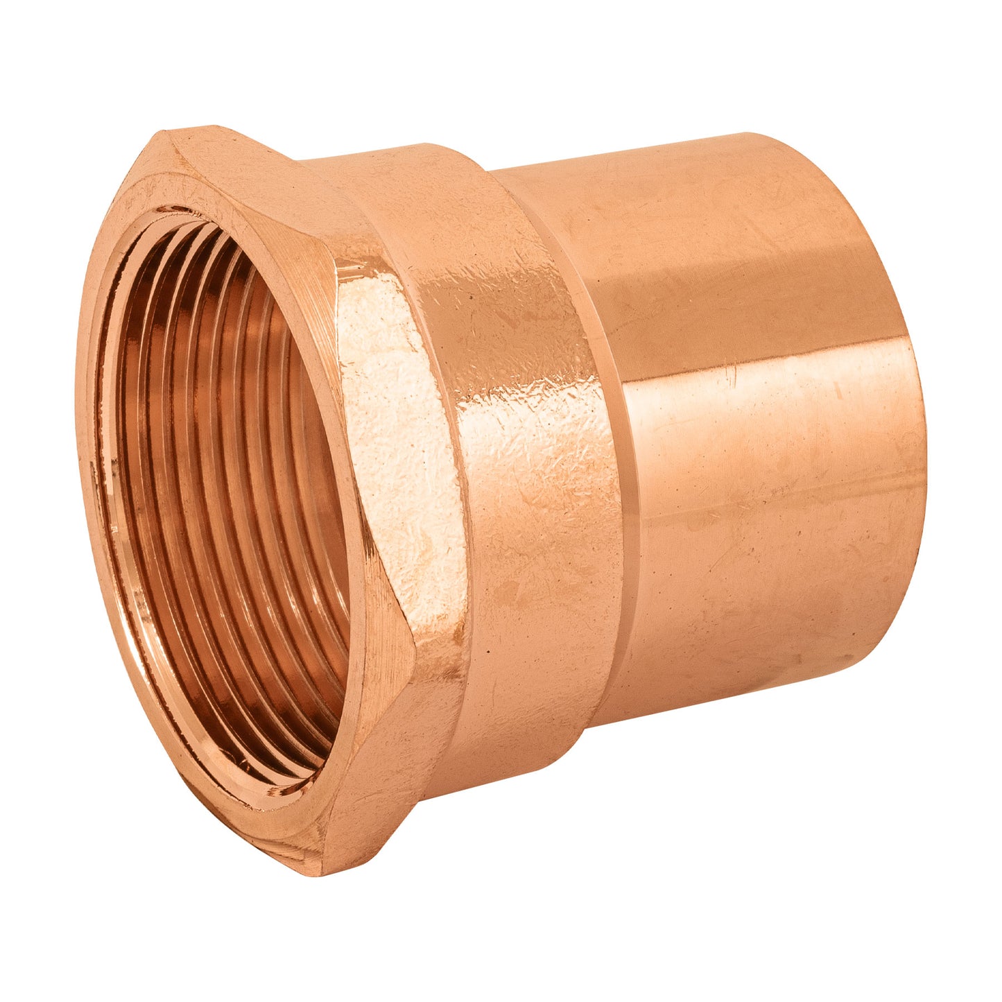Conector de cobre, rosca interior 1-1/2', Foset