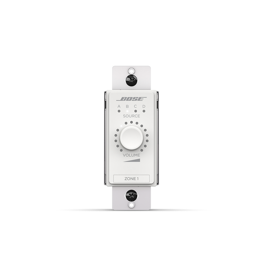 Control de volumen Digital | Selector de Fuente de Audio (A/B/C/D) | ControlCenter | Blanco
