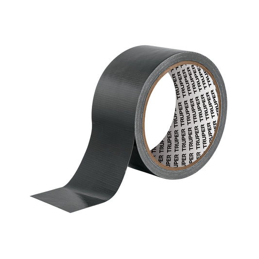 Cinta negra para ducto 10m x 48mm, espesor 0.19mm, Truper