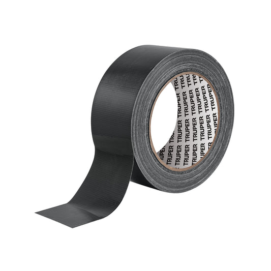 Cinta negra para ducto 30m x 48mm, espesor 0.19mm, Truper