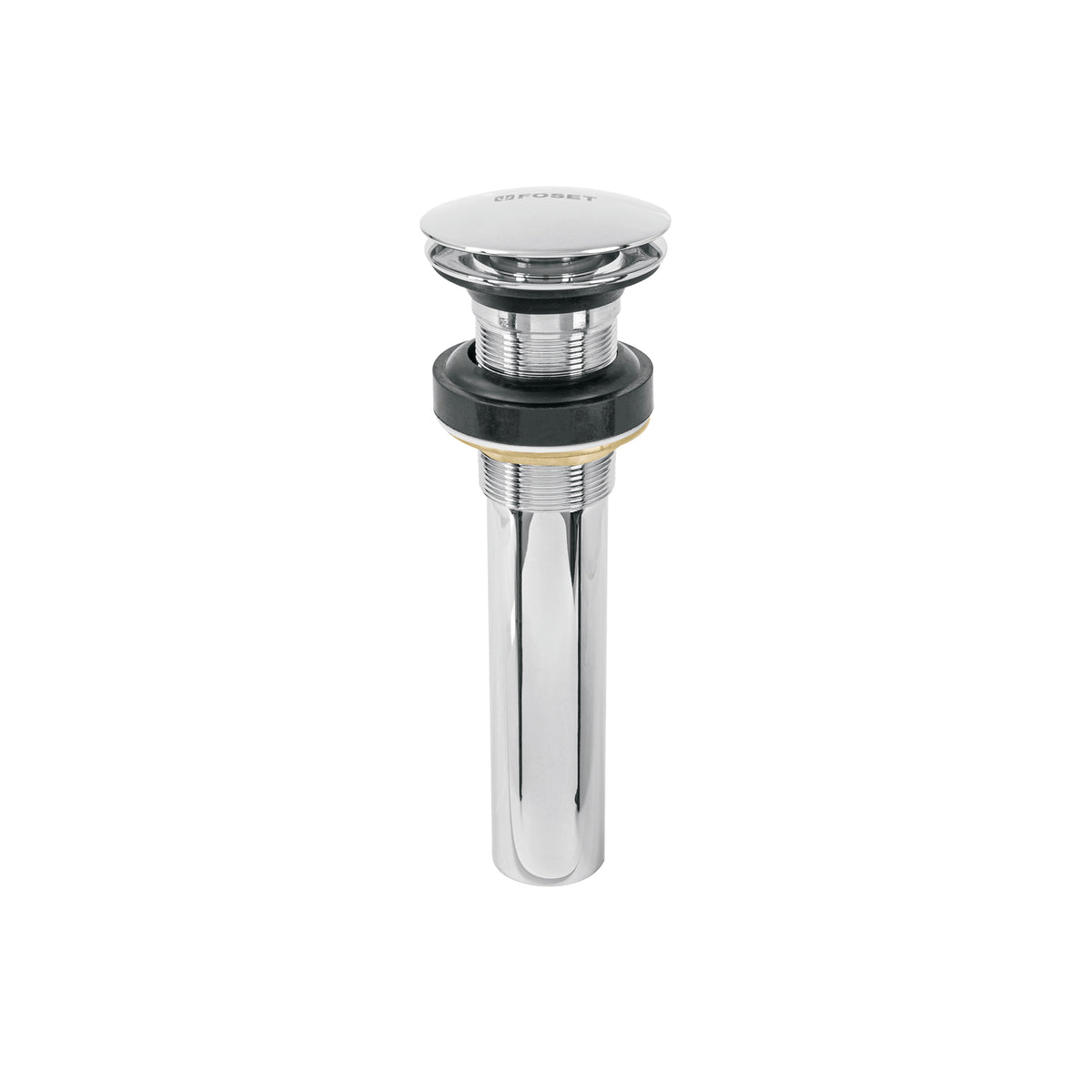 Contra p/lavabo, 1-1/4', sin rebosadero, hongo, latón, cromo