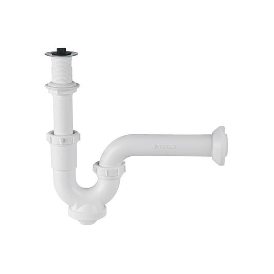 Céspol rígido 1-1/4', con contra, polipropileno, para lavabo
