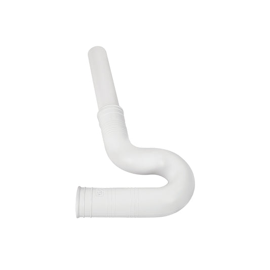 Céspol flexible 1-1/2' de PVC, con extensión, para fregadero