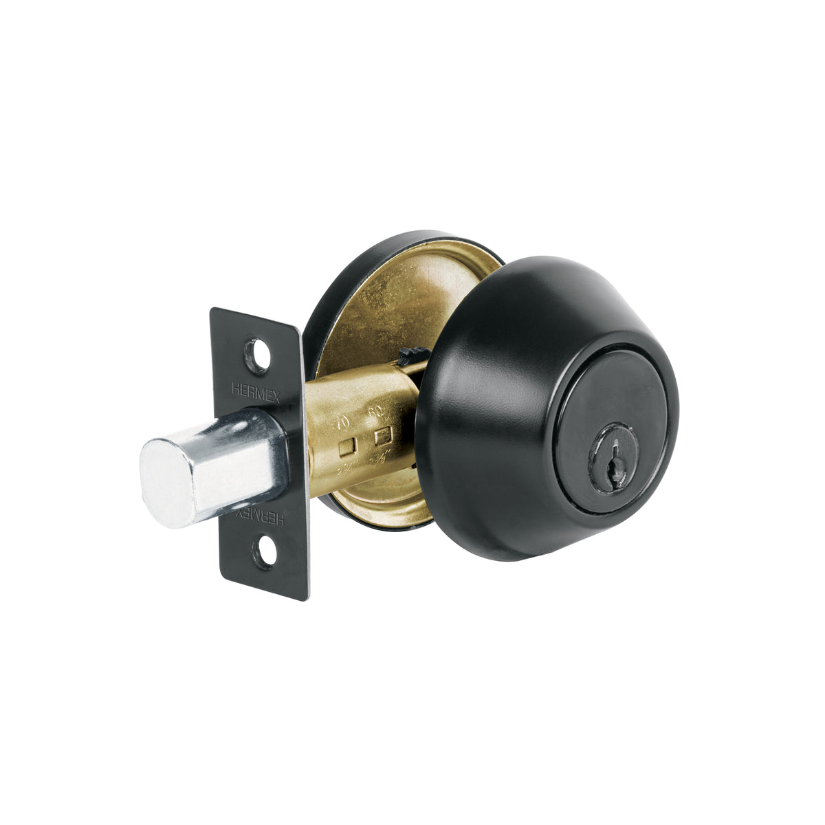 Cerrojo llave-llave negro, llave tradicional, BASIC