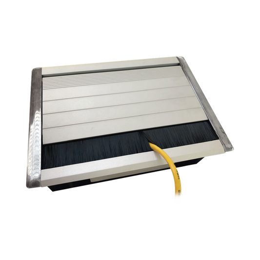 Caja Universal Vac�a de 2 M�dulos para Instalaci�n en Escritorio (Voz, Datos, Video, Contactos El�ctricos), (No Incluye Accesorios)