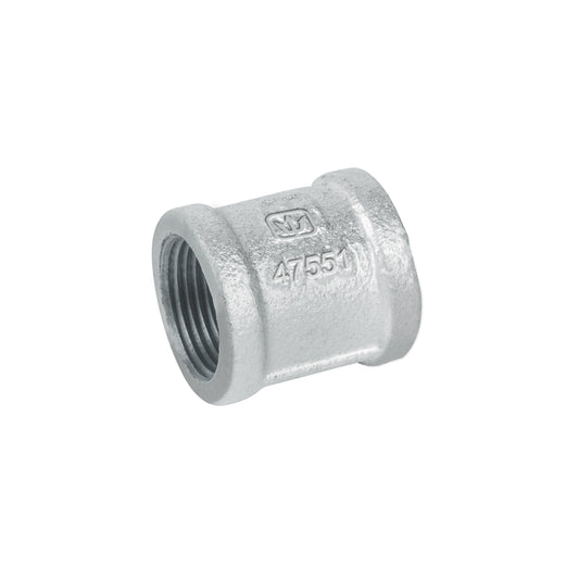 Cople reforzado de acero galvanizado de 3/4', Foset