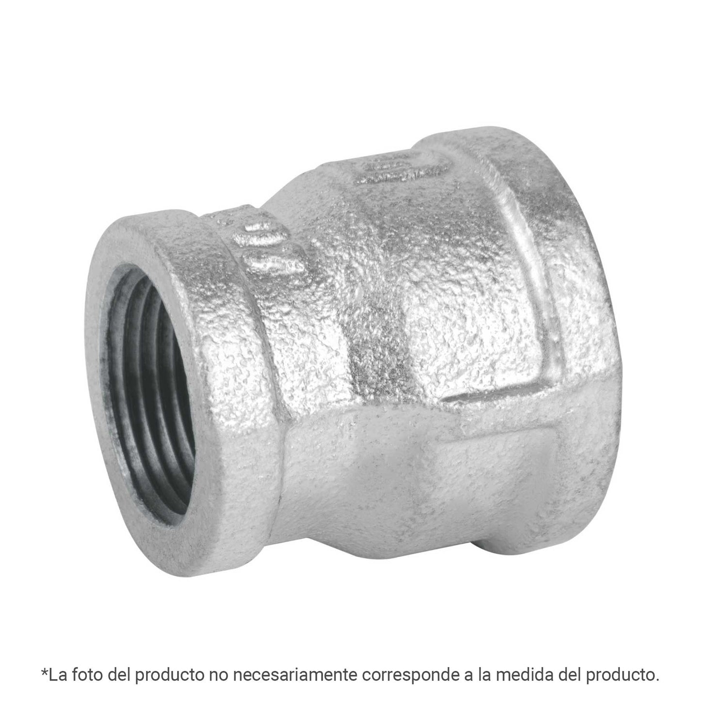 Reducción campana acero galvanizado 2x1-1/4', FOSET
