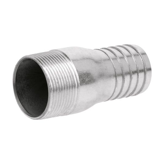 Niple de acero galvanizado 1-1/2' tipo botella, Foset