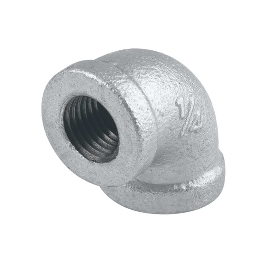 Codo 90° acero galvanizado de 1/4', FOSET