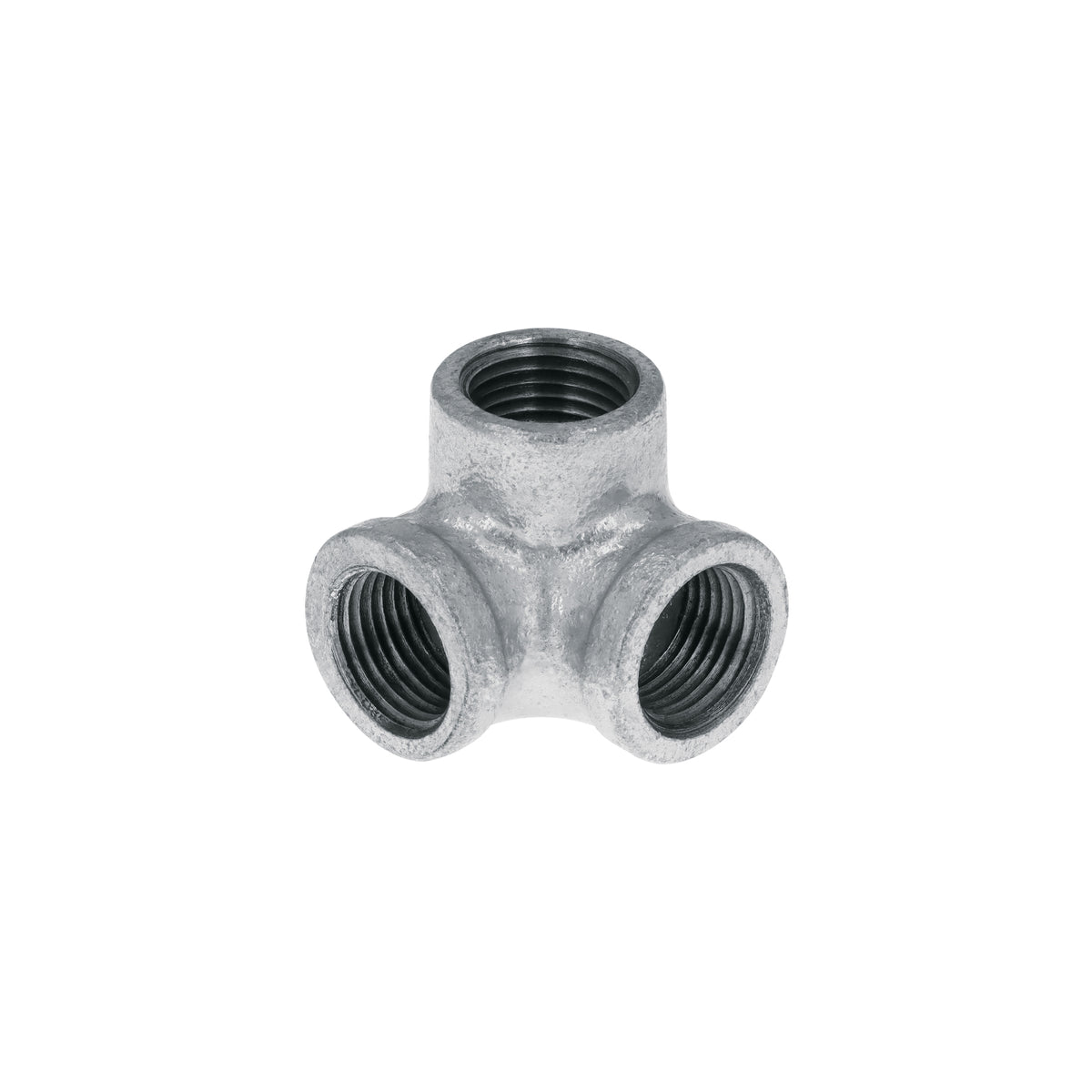 Codo rincón acero galvanizado de 1/2', Foset