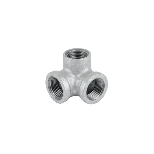 Codo rincón acero galvanizado de 3/4', Foset