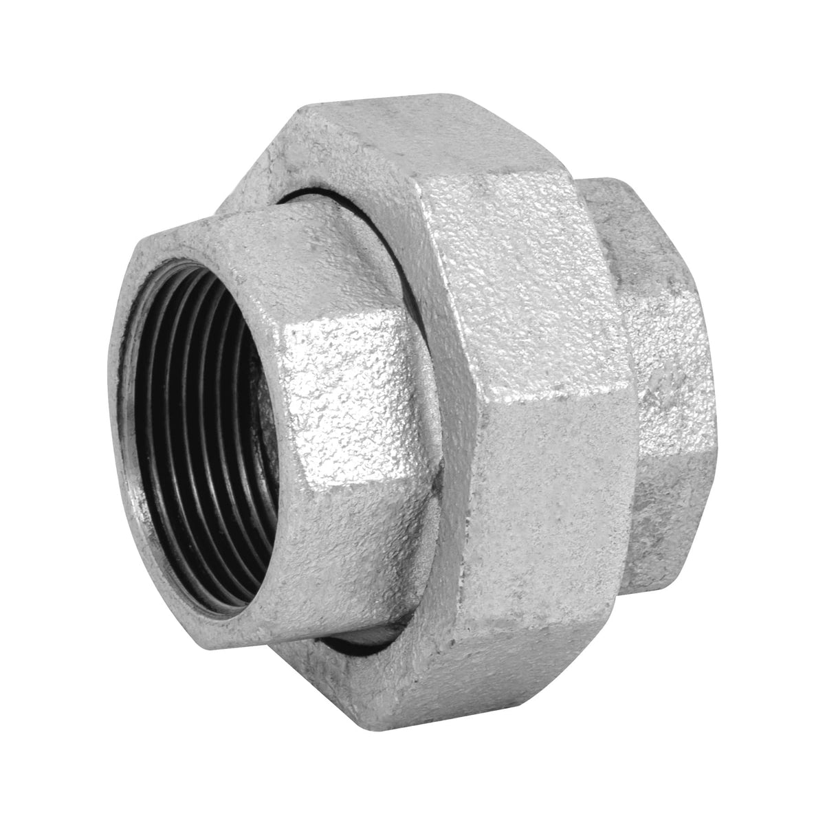 Tuerca unión 1-1/4' acero galvanizado, Foset