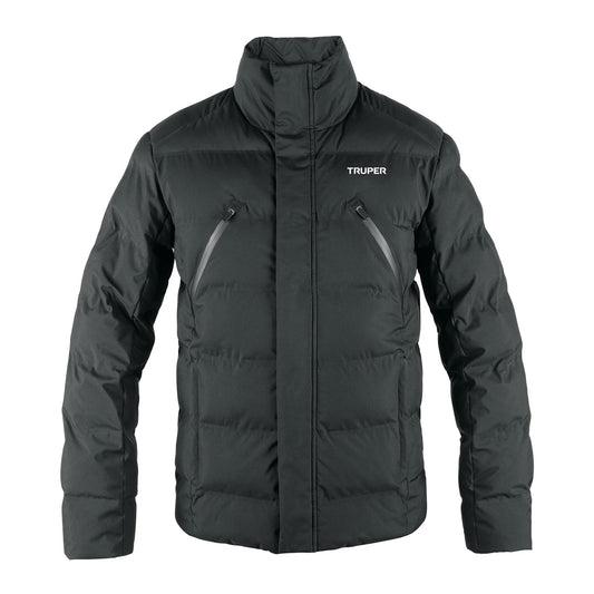 Chamarra acolchada térmica para hombre, negro, M, TRUPER