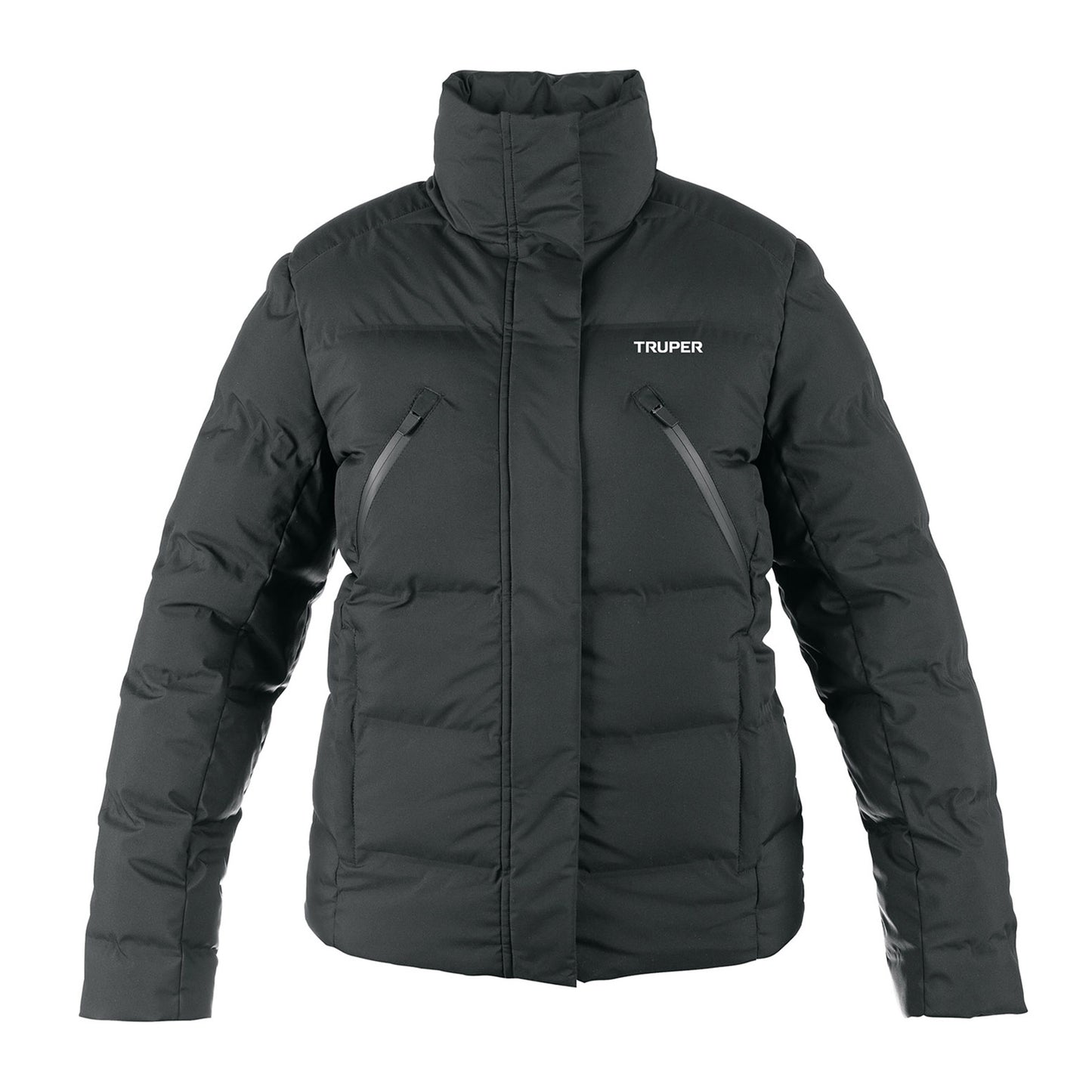 Chamarra acolchada térmica para mujer, negro, M, TRUPER