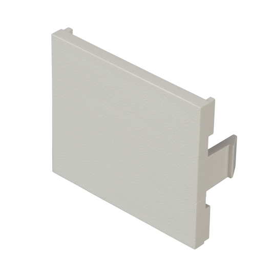 M�dulo de Tapa Ciega (Inserto Ciego), de 1/2, Color Blanco Mate, 1 Pieza