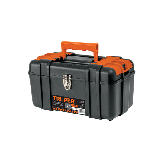 Caja para herramienta 17' c/compartimentos,broches metálicos
