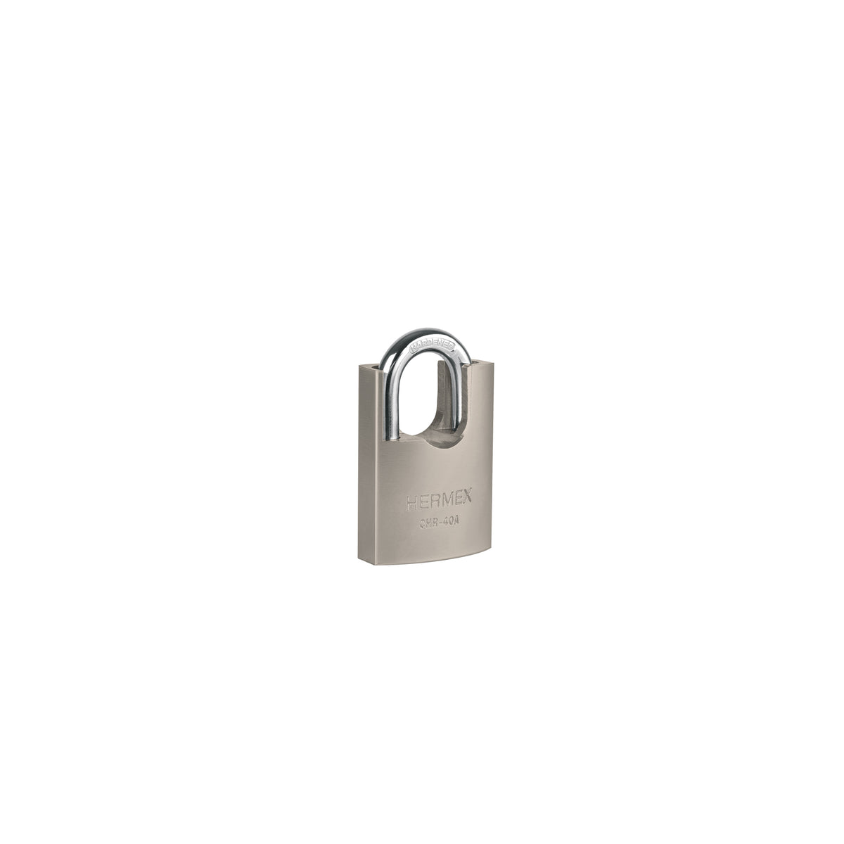 Candado de hierro 40 mm con coraza, llave anti-ganzúa