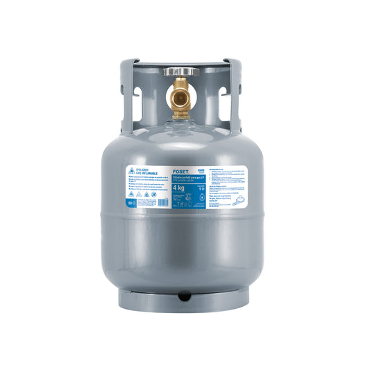 Cilindro portátil para gas LP, 4kg (9lb) Foset