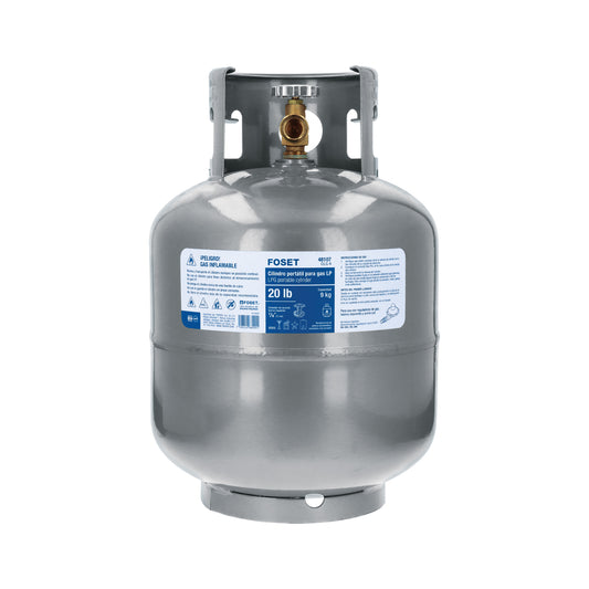 Cilindro portátil para gas LP, 20lb (9kg) Foset