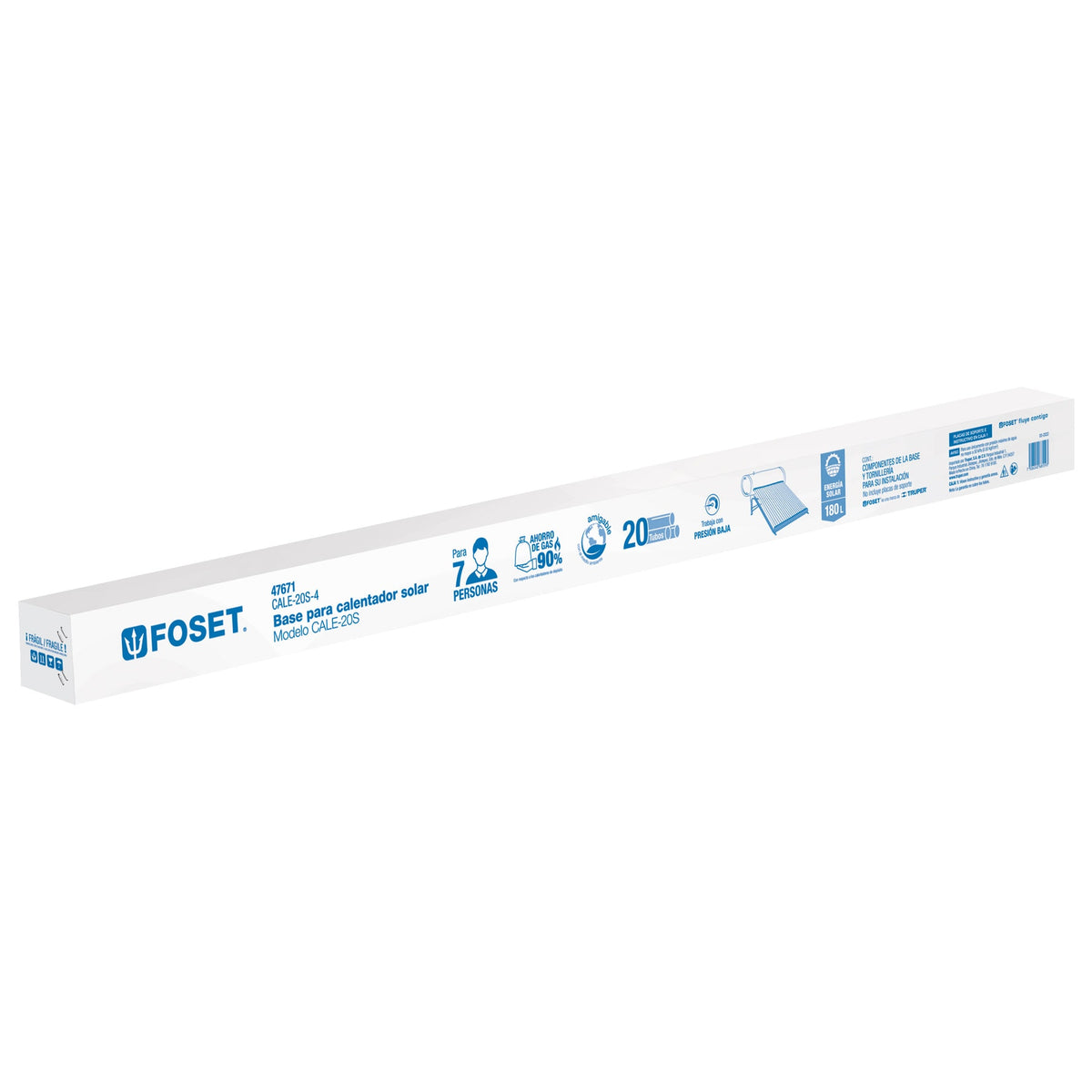 Caja de empaque de repuesto para base CALE-20S, Foset