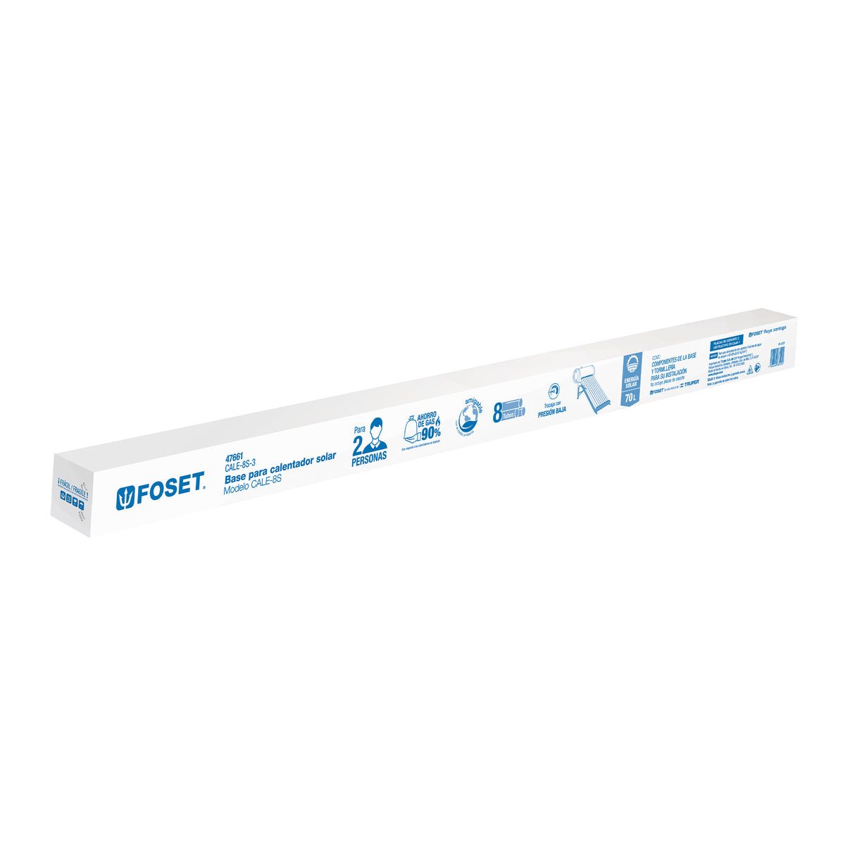 Caja de empaque de repuesto para base CALE-8S, Foset