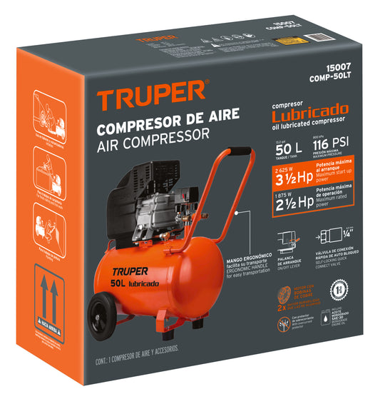 Caja de empaque de repuesto para COMP-50LT, Truper