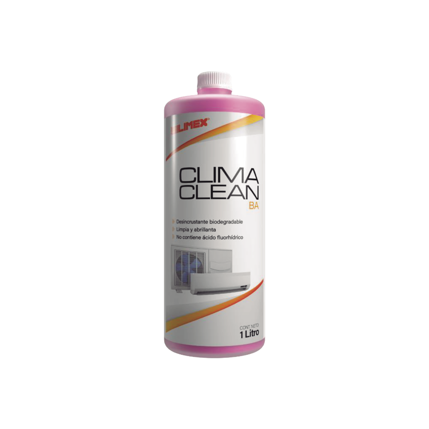 CLIMA CLEAN BA Limpiador Espumoso, Biodegradable y a Base de Agua que Garantiza una Limpieza Profunda y Profesional en Serpentines de Minisplits, Mejorando su Eficiencia y Prolongando su Vida �til