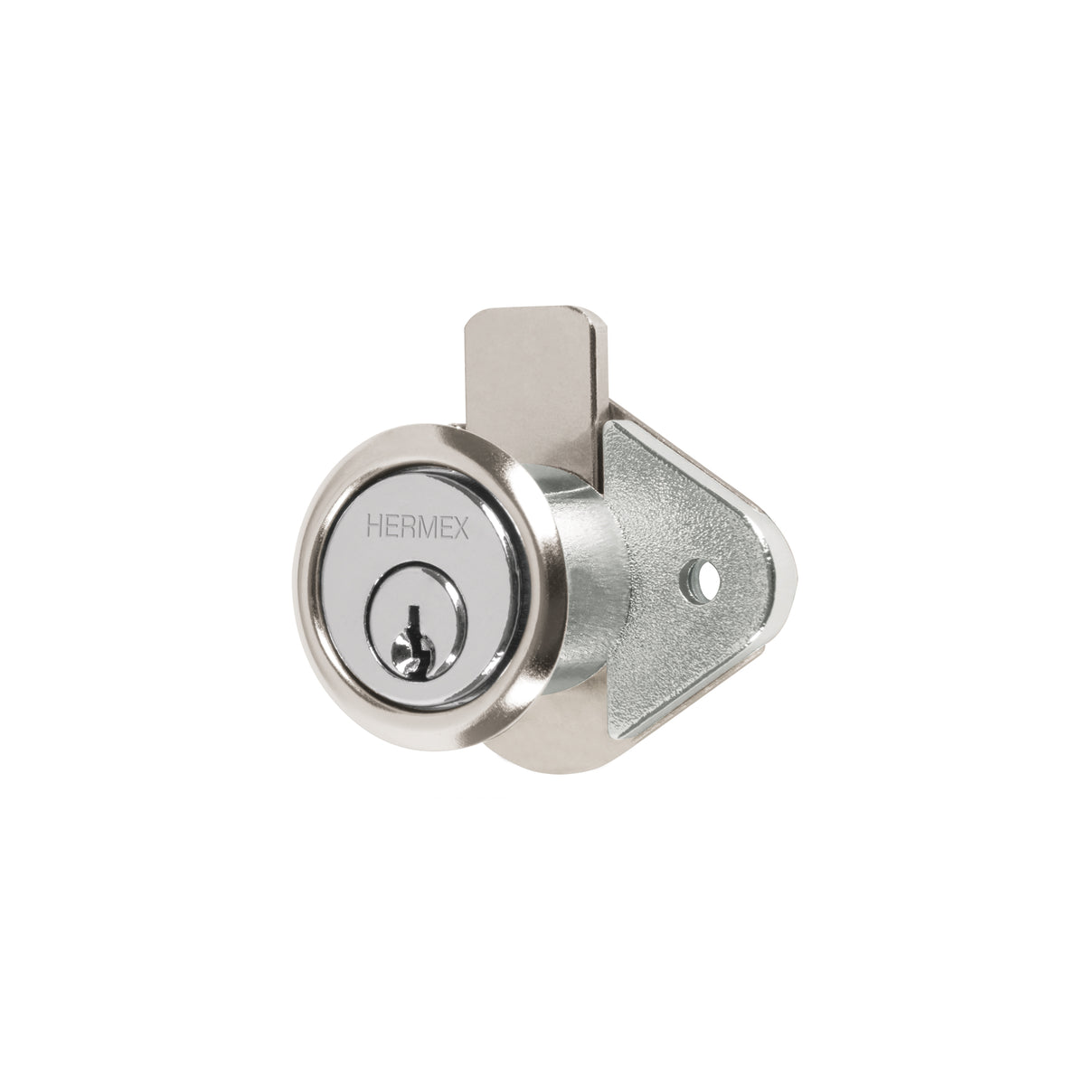 Cerradura para mueble, modelo 21, cromo, HERMEX