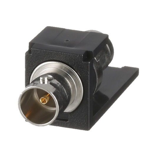 M�dulo Acoplador Coaxial Tipo BNC, Mini-Com, de 75 Ohms, Color Negro