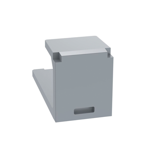 M�dulo de Tapa Ciega (Inserto Ciego), Mini-Com, Color Gris, 1 Pieza